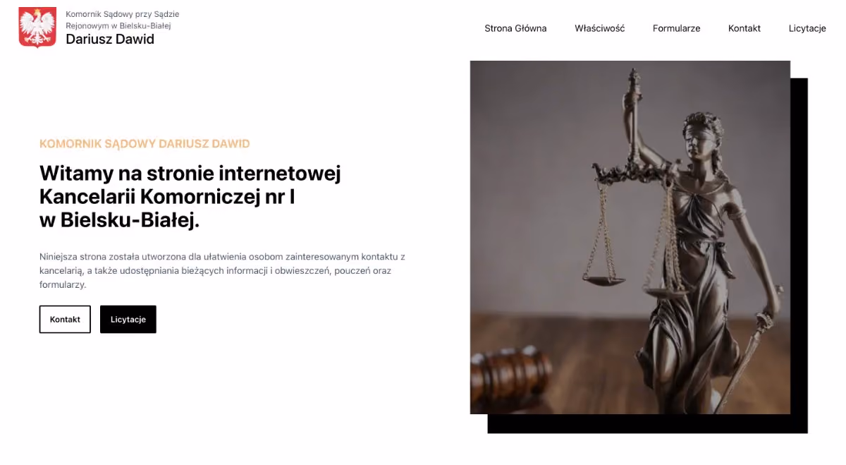Strona Kancelaria Komornicza nr I
